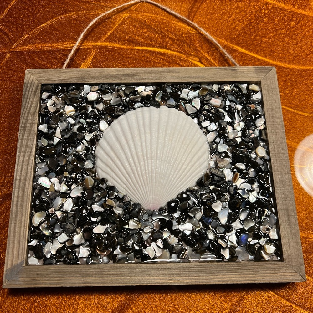 Seashell and Pebble Wall Art